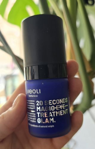 Rozświetlająco-liftingująco-naprawcze serum pod oczy i na powieki z kofeiną, peptydami, kwasem hialuronowym i kompleksem Beautifeye™️ 20 SECONDS MAGIC EYE TREATMENT GLAM