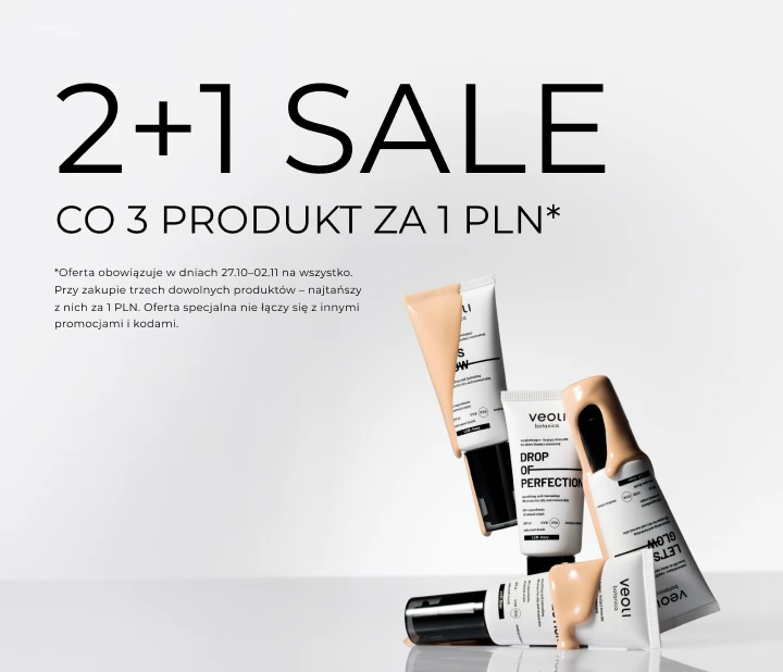 Oferta 2+1. Co 3, najtańszy produkt za 2 PLN