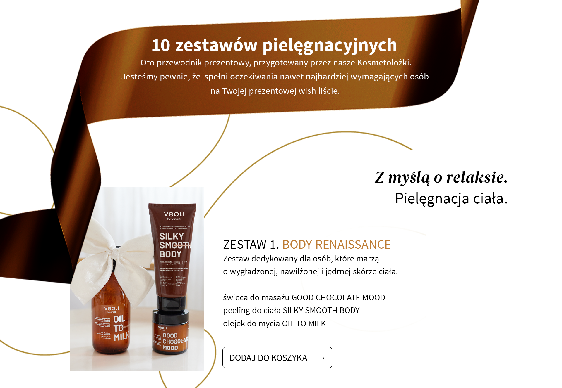 Nawilżający zestaw Spa dla ciała BODY RENAISSANCE