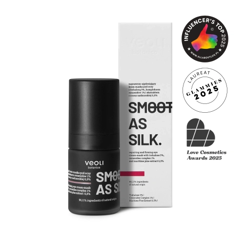 Repairing and firming eye cream-mask with trehalose 5%, ceramides complex 1% and maritime pine extract 0,5% SMOOTH AS SILK