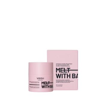 Emulsifying sebum-regulating cleansing butter for removing makeup and SPF for blemish-prone skin MELT WITH BALANCE