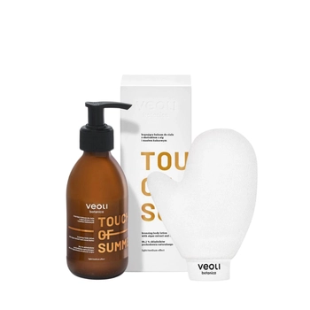  Body lotion and peeling glove set SUN KISSED SKIN