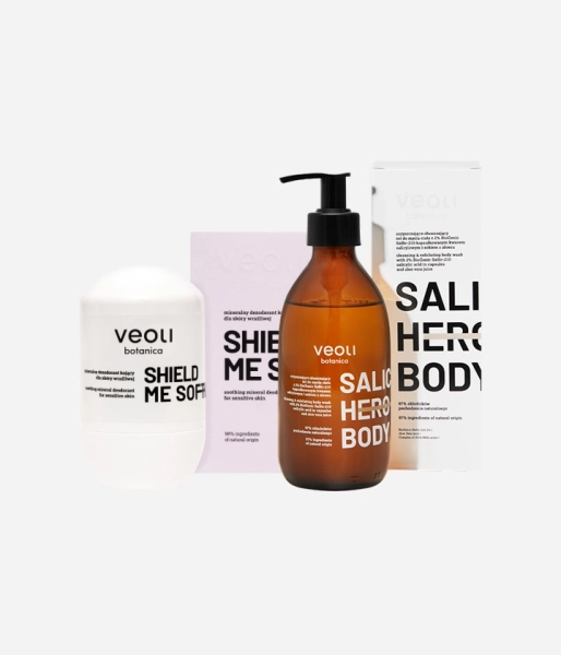 Gentle freshness set for sensitive skin