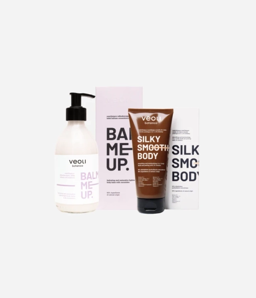 An intensive skin smoothing and moisturizing set