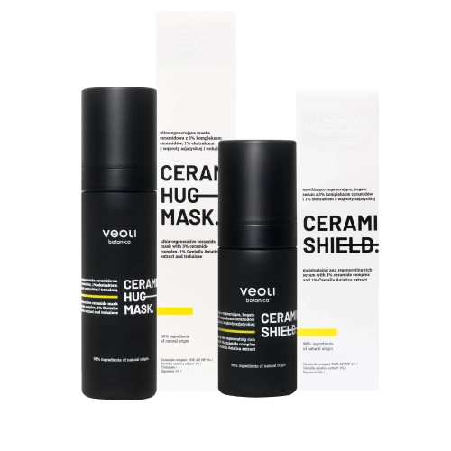 A regenerating and protective set for skin that needs soothing and reinforcement of the hydrolipid barrier