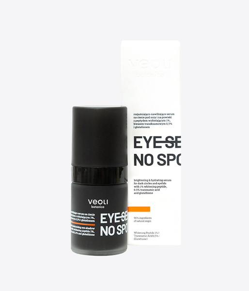 Brightening & Hydrating Serum for Dark Circles and Eyelids with 1% Whitening Peptide, 0.5% Tranexamic Acid, and Glutathione EYE SEE NO SPOTS