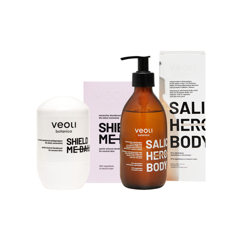 Protective and purifying set for blemish-prone skin