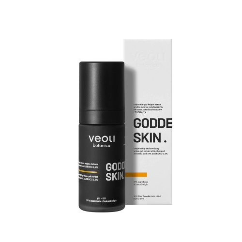 Rozjaśniająco-kojące serum wodno-żelowe z etylowanym kwasem askorbinowym 10% i EGCG 0,5% GODDESS SKIN