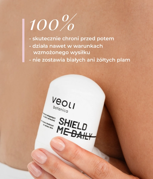 Mineralny dezodorant pielęgnujący dla skóry normalnej SHIELD ME DAILY