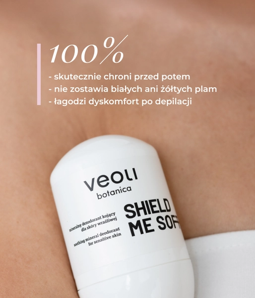 Soothing mineral deodorant for sensitive skin SHIELD ME SOFTLY
