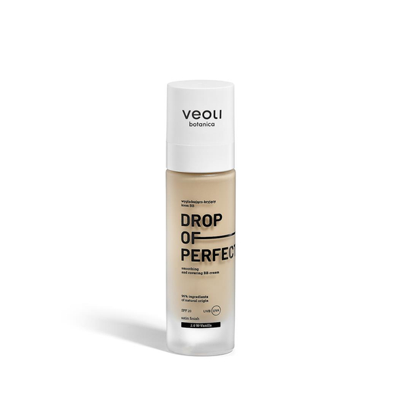 Smoothing and covering BB-cream with SPF20 DROP OF PERFECTION - 2.0 W Vanilla