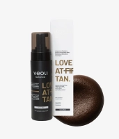 Express tanning foam with vegan DHA, erythrulose and amber extract LOVE AT FIRST TAN Cocoa Kiss