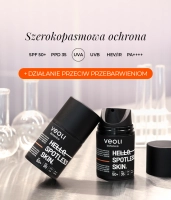 Broad-spectrum light anti-photo-aging cream with 1% white mulberry extract and ascorbyl tetraisopalmitate SPF 50+, UVA, UVB, PA++++, HEV/IR HELLO, SPOTLESS SKIN