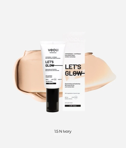 Illuminating and hydrating BB cream for dry and normal skin LET’S GLOW