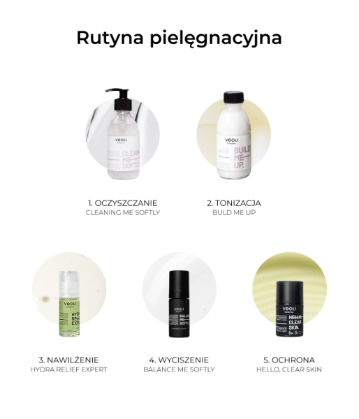 Soothing and moisturizing day face cream with 0.25% prebiotic, 2% urea and 4% grape oil BALANCE ME SOFTLY