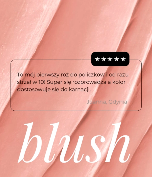 Creamy blush with vitamin C and plant collagen TIME TO BLUSH