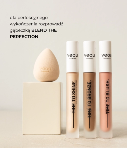 Face modeling and makeup set BLEND & SHINE