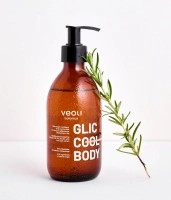 Exfoliating-regulating body wash gel with 5% glycolic acid and algae extract GLIC COOL BODY