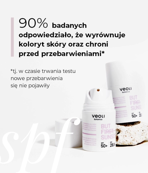 Broad-spectrum anti-photoaging light protective cream with moisturizing and soothing effect BUT FIRST, SUNSCREEN