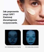 Szerokopasmowy lekki krem ochronny przeciw fotostarzeniu o działaniu nawilżająco-łagodzącym SPF 50+,  UVA, UVB, PA++++, HEV/IR BUT FIRST, SUNSCREEN