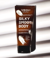 Smoothing and moisturizing body mask in the form of 2-in-1 scrub with 3% betaine SILKY SMOOTH BODY