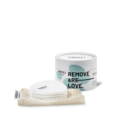 Reusable bamboo cotton pads REMOVE & reLOVE