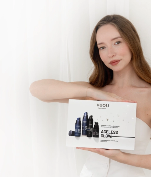 Comprehensive pro- and anti-aging skincare set AGELESS GLOW