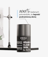 Broad-spectrum light anti-photo-aging cream with prebiotics 0.5% and Centella asiatica 1% SPF 50+, UVA, UVB, PA++++, HEV/IR HELLO, CLEAR SKIN