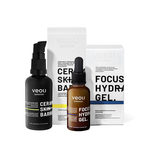 Zestaw nawilżająco-wzmacniający FOCUS HYDRATION GEL + CERAMIDE SKIN BARRIER