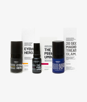 Antioxidant exfoliating and lifting set for a radiant eye zone