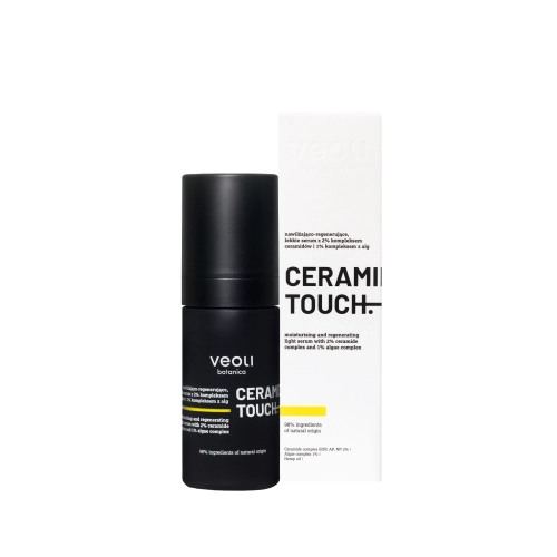 Nawilżająco-regenerujące, lekkie serum z 2% kompleksem ceramidów i 1% kompleksem z alg CERAMIDE TOUCH