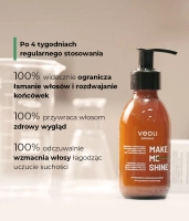 Smoothness and lustre mask for hair lamination with 3% VegeKer-Plus and 2% Meadowfoam seed oil MAKE ME SHINE