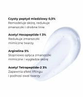 Plumping and firming anti-aging serum with pure copper peptide 0,5% and peptide complexes 11% BLUE AGELESS ESSENCE
