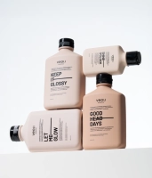 Smoothing and taming emollient conditioner for damaged hair with 2% Crodabond™ CSN, 0.5% Fucocert™, and natural plant oils KEEP IT GLOSSY