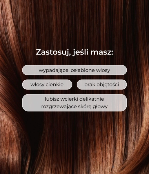 Stymulująco-rozgrzewająca wcierka wodna do skalpu z 3% Baicapil™, 2% komórek macierzystych jabłka i 2% ekstraktu z palmy sabałowej BOOST YOUR ROOTS