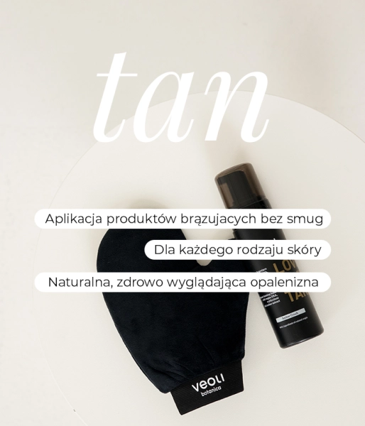 Self-tanning mousse application glove I gLOVE DARK