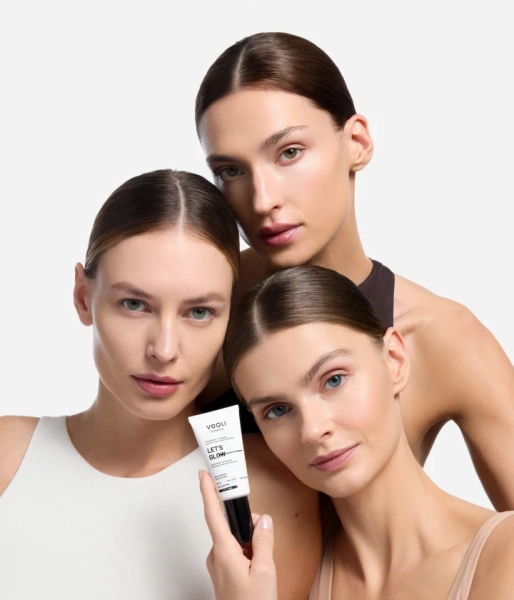 Make up set for a radiant finish