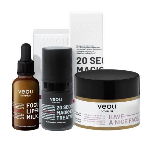 Morning Lifting and Hydrating Skincare Routine for the Face and Eye Area