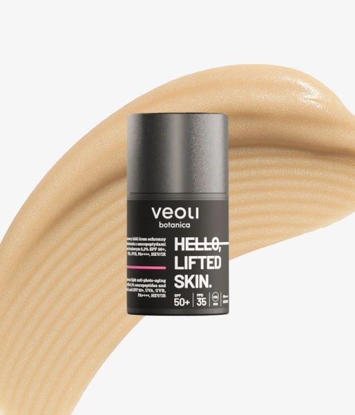 Photo-protection, lifting, and smoothing for mature skin