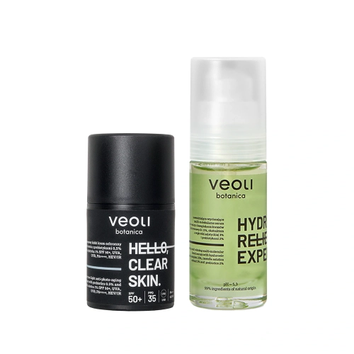 Photo-protection and deep hydration for blemish-prone skin