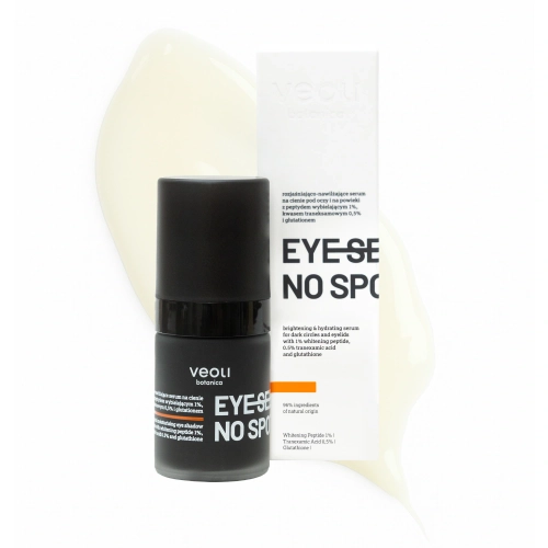 Brightening & Hydrating Serum for Dark Circles and Eyelids with 1% Whitening Peptide, 0.5% Tranexamic Acid, and Glutathione EYE SEE NO SPOTS