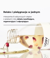 Relaxing body oil with rose petals ENJOY THE CALMNESS