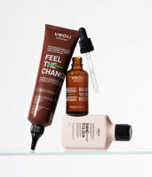 Stimulating and warming water-based scalp rub with 3% Baicapil™, 2% apple stem cells, and 2% saw palmetto extract BOOST YOUR ROOTS