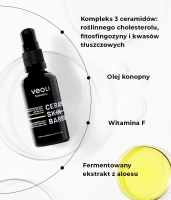 Regenerating and rebuilding cream with NP, AP and EOP ceramides, cholesterol and fatty acids CERAMIDE SKIN BARRIER
