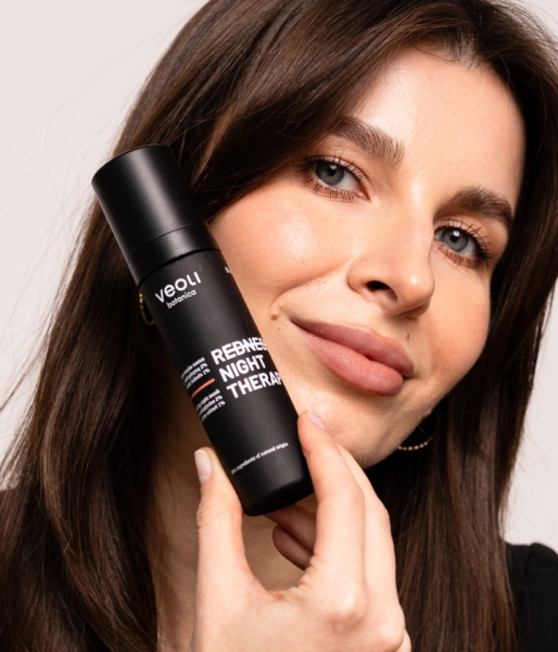 Soothing and illuminating night mask for couperose skin with azeloglycine 2% and kakadu plum extract 1% REDNESS NIGHT THERAPY