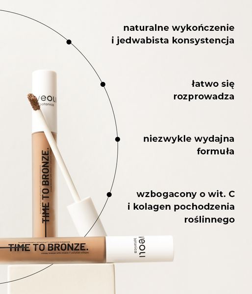 Creamy bronzer with vitamin C and plant collagen TIME TO BRONZE