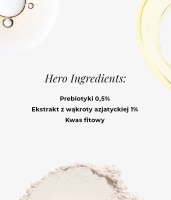 Broad-spectrum light anti-photo-aging cream with prebiotics 0.5% and Centella asiatica 1% SPF 50+, UVA, UVB, PA++++, HEV/IR HELLO, CLEAR SKIN