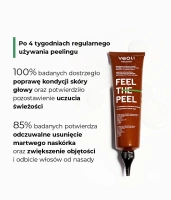 Złuszczająco-nawilżający peeling do skalpu z 3,2% kompleksem kwasów AHA/BHA i 1% sokiem z aloesu FEEL THE PEEL