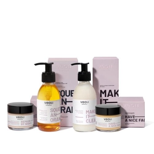 Two-Step Cleansing and Care Set for Dry and Sensitive Skin