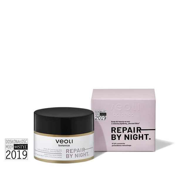  night-time face cream with “Second Skin” lipid protective cover REPAIR BY NIGHT